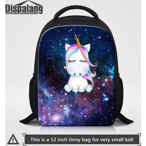 Dispalang 12 Inch Toddler Backpack Unicorn Universe Space School Bags For Little Boy Girl Kindergarten Bookbag Children Bagpack