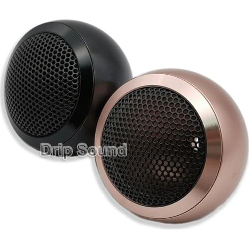 For 1.5 Inch 25-Core Aluminum Tweeter Cover Sphere Shell Grill Mesh Top External Treble Speaker Housing Audio Stere Modification
