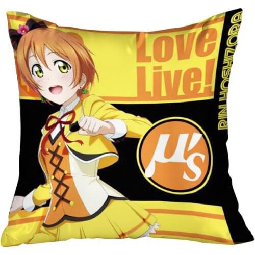 Hobby Express Rin Hoshizora - Love Live Anime Dakimakura Square Pillow Cover GZF311