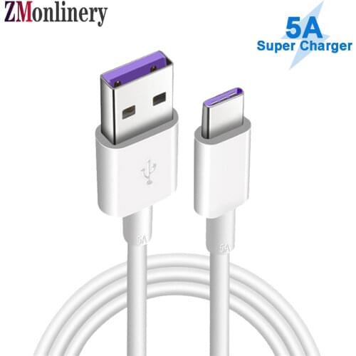 5A USB Type C Cable for Huawei Mate 30 P40 P30 P20 Pro Super fast charge Cable for Huawei honor 30 V30 Pro 20 V20 20S Data Cable