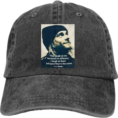 Cobain Quote Baseball Cap cowboy hat Peaked cap Cowboy Bebop Hats Men and women hats
