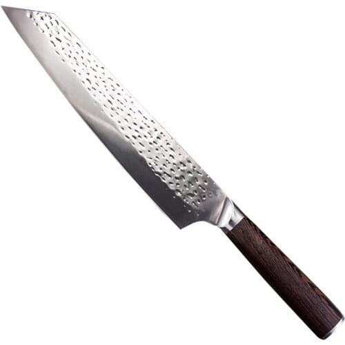 Forged Japanese Chef Knife Meat Cleaver Vegetable Cutting Salmon Sushi Knives 9 Inch 7CR15 MOV Stainless Steel Kitchen Knife