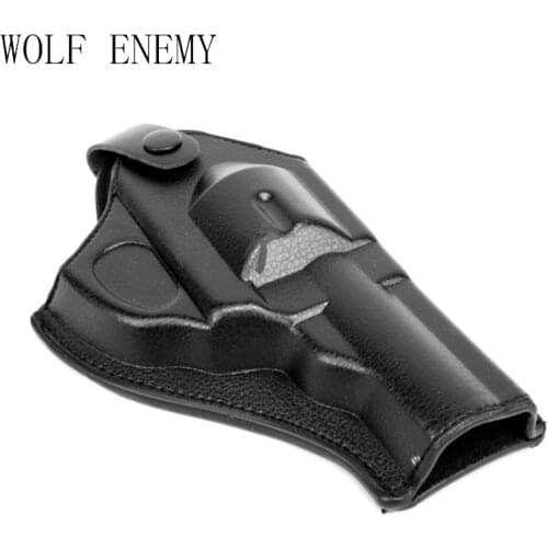 Tactical Army Force Leather Revolver Pistol Holster (Short)
