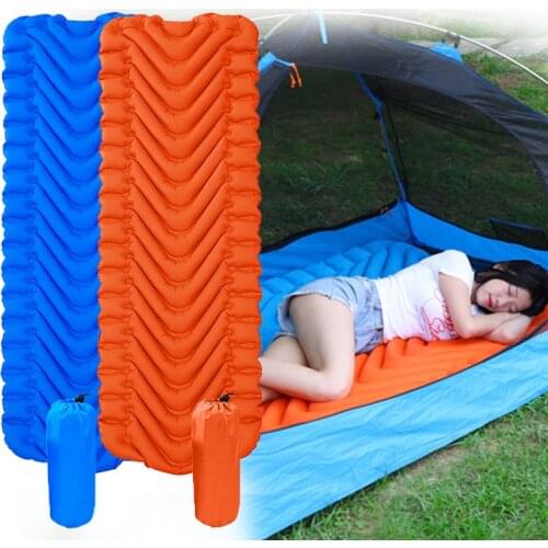 Inflatable Air Mattresses Outdoor Camping Sleeping Pad Ultralight Waterproof Single Sleeping Pad Travel Folding bed sleeping pad