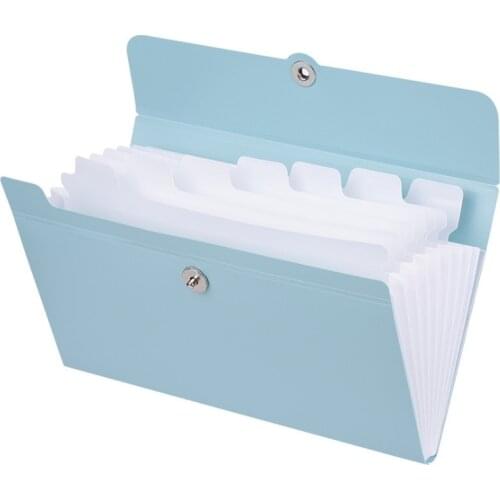 1Pcs Multi-function Organizer Storage Holder Office Document A5 Supplies Paper Folder Finishing File Folder Organ Box Bag