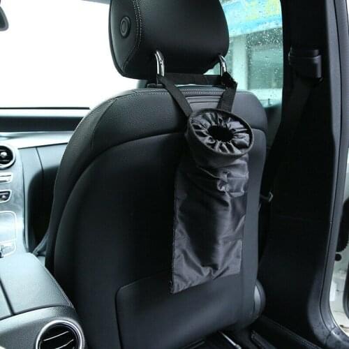 1PC Car Seat Back Litter Trash Garbage Hang Bag Holder Litter Bag Garbage Storage Rubbish Container Storage