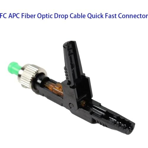 Manufacturing Price FTTH Connector FC APC Fiber Optic Drop Cable Quick Fast Connector