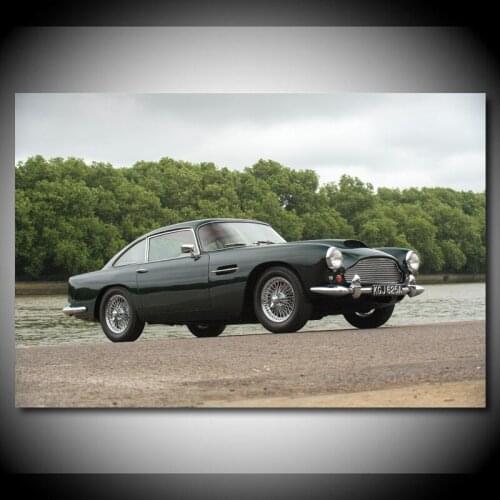 Modern Wall Art Canvas Paintings Astons Martin Retro Car DB4 vintage Picture HD Print Vehicle Posters for Living Room Decor