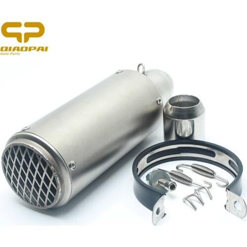 51MM 60MM Universal Motorcycle Exhaust Pipe Modified Slip On Escape Moto For Kawaski Z750 Z800 Ninjia Z250 Yamaha MT-07 MT-09 R3