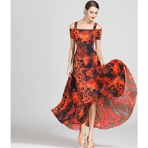 Ballroom Dance Competition Dresses Women Waltz Standard Tango Flamenco Dance Dress For Ballroom Dancing FF1995