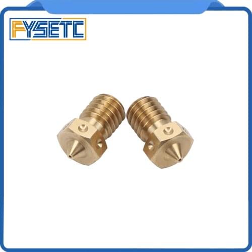 2pcs Super Quality 3D Printer Nozzle V6 Nozzles For 3D Printers Hotend 3D Nozzle E3D Nozzles Titan J-head Extruder 1.75mm Fila
