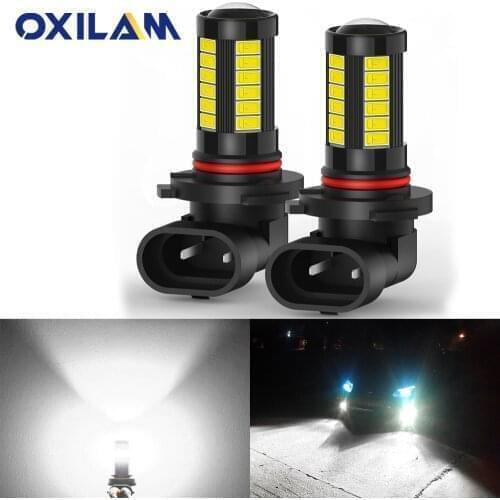 2Pcs H11 H8 LED Fog Lamp H10 9045 9005 HB4 9006 HB4 Bulb Car Lights 12V for Audi A4 B8 A3 A5 A6 A8 B6 B5 B9 Q3 Q5 Q7 C4 C5 C6 C7