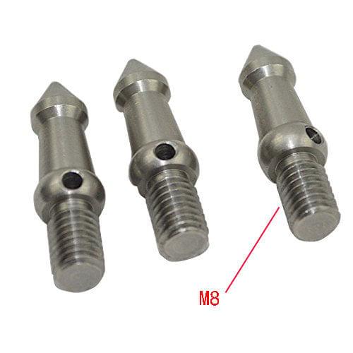 3 Pack M8 Metal Spikes for Camera SLR/Tripod Accessories (Pack of 3)