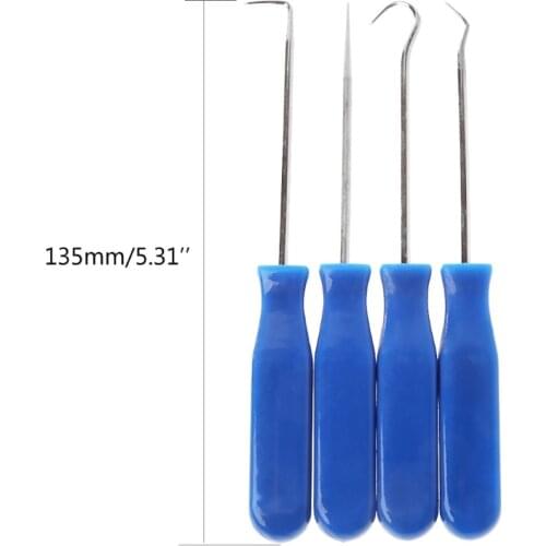 4Pcs Car Pick and Hook Set O Ring Oil Seal Gasket Puller Remover Craft Hand Tool
