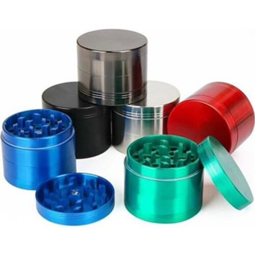 4 Layers Metal Tobacco Crusher Smoke Herbal Herb Grinder Smoking Grinder 100% Brand New and High Quality