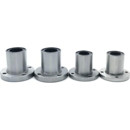 6pcs/lot LMF6UU LMF8UU LMF6LUU LMF8LUU flange linear bearing CNC Linear Bush for 3D printer part linear shaft