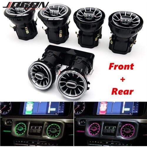 64 Colors AC Condition Air Vent Outlet Turbo Trim Atmosphere Ambient Light Lamp For Mercedes Benz G Class W464 G500 G63 2019
