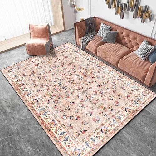 Persian Style Large Rugs High Quality Abstract Flower Art Carpets For Living Room Rug Anti-Slip Floor Mats Kitchen Area Bedroom