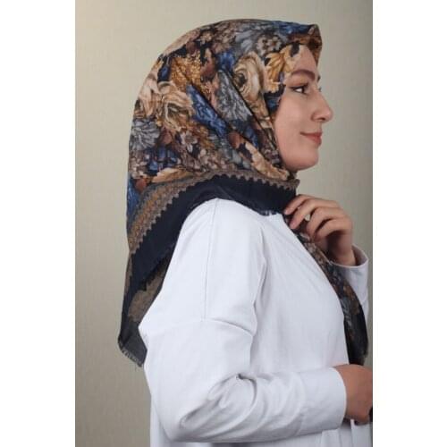 BONJELA PATTERNED COTON SCARF-DESEN-67-RENK-13