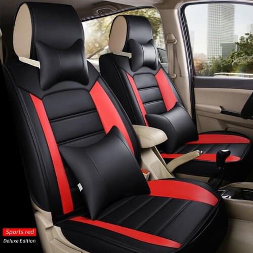 7 Seat Car Seat Cover Front Rear Car Seat Cushion Cover For Nissan serena c26 2015 Model Leather Custom Car Styling Accessories