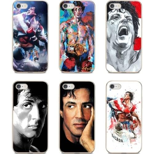For Xiaomi Redmi 2 S2 3 3S 4 4A 5 5A 5 6 6A 7A 9 9T 9C 9A Pro Pocophone F1 Soft Cases rocky-balboa-boxing-figure