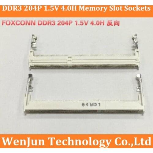 Foxconn DDR3 204P 1.5V 4.0H Connectors Desktop Memory Slot Sockets 204PIN Reverse