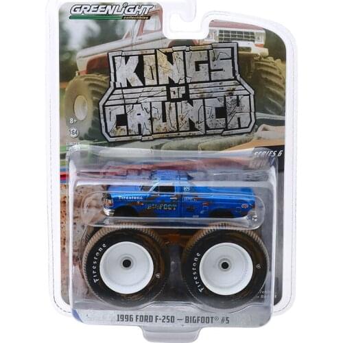 Greenlight cars 1/64 Bigfoot #1 1996 Ford F-250 Monster Truck Collect metal material boys gift