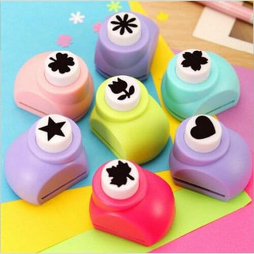 Mini Scrapbook Punches DIY Handmade Cutter Card Craft Calico Printing Flower Paper Craft Punch Hole Puncher Shape Dropshipping