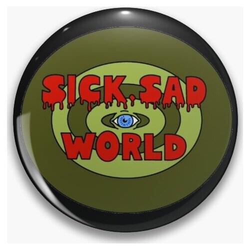 SICK SAD WORLD - daria Soft Enamel Pin Lover Decor Creative Badge Jewelry Brooch Collar Fashion Cute Clothes Metal Women Gift