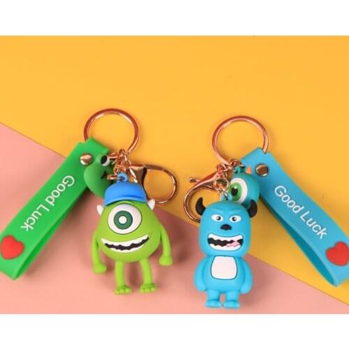 Oeinin Cartoon KeyChain New Rubber Key Chain For Backpack Key Elegant Key Ring Pendant Anniversary Creative Handwork Llavero