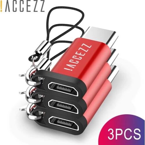 !ACCEZZ Micro USB To Type-C Adapter Converter For Samsung For LG G5 G6 Xiaomi Mi 6 5 4S Charging Data USB OTG Connector Keychain