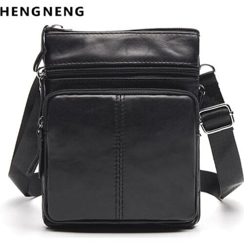 Casual Men Handbag Brief Shoulder Bags Man Solid Leather Messenger Bag Business Crossbody Bag Male Retro Luxury Travel Pouch New