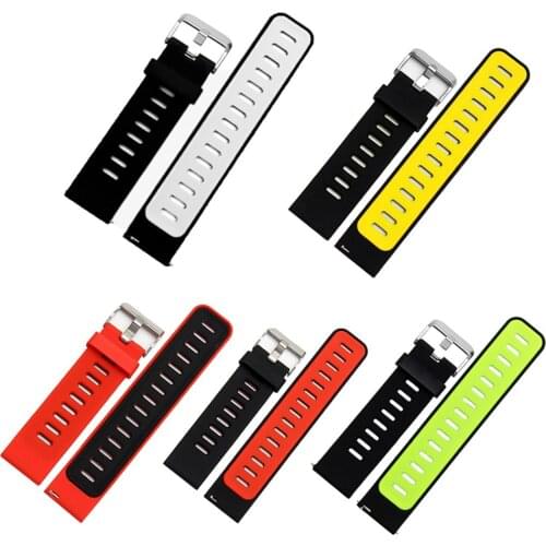 New 22mm Watch Replacement Wristband Strap Double Color Silicone Sport Bracelet For Xiaomi Amazfit Smart Watch Bands