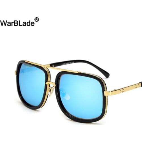 WarBLade 2018 New Fashion Sunglasses Men Women Brand Designer Oversized Sun Glasses Ladies UV400 For Female Big Frame Shades