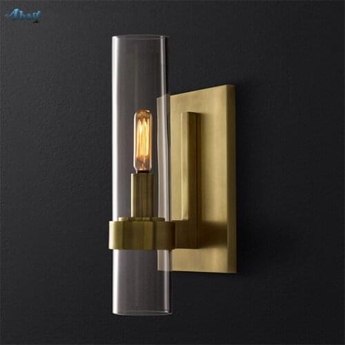 Post Modern Luxurious Wall Sconces Lights Living Room Bedroom Restaurant Corridor Aisle Wall Lamps Glass Shade Designer Fixtures