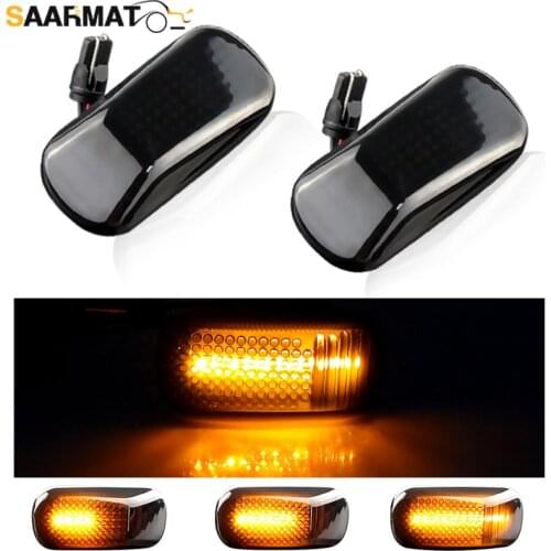 2pcs Led Dynamic Side Marker Turn Signal Light For Honda Stream S2000 CR-V HR-V Civic City Fit Jazz Accord Repeater Signal Light