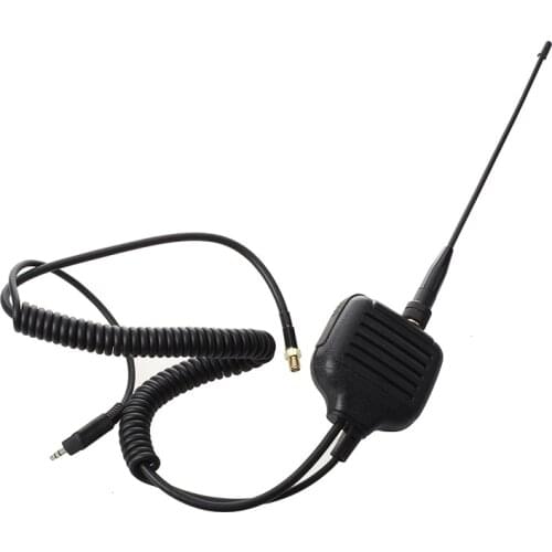 UHF VHF Two Way Radio Speaker miniphone with SMA connector antenna, radio speakers, portable radio speakers, Walkie Talkie Speak