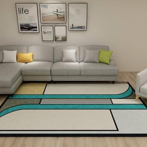Nordic style Entrance Doormat Geometric Large Carpets for Living Room Modern Floor Carpet Mat Washable Area Rugs for Bedroom