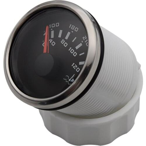 NMEA 2000 52mm Water Temperature Guages in Black For Boat Car 40-120 Degrees Celsius /100-250 Degrees Fahrenheit