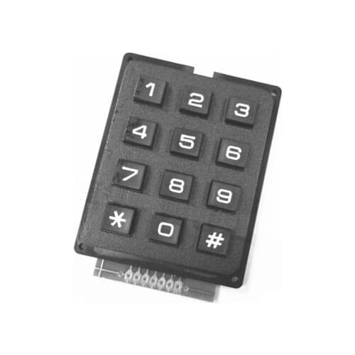 1PCS 4 x 3 Matrix Array 12 Keys 4*3 Switch Keypad Keyboard Module diy electronics