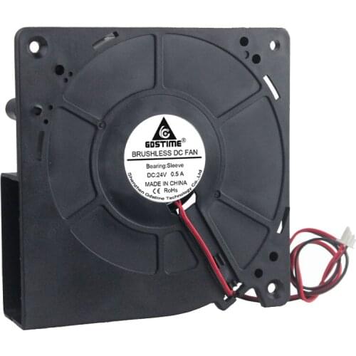 10pcs lot Gdstime DC 24V 2pin 120mm x 120mm x 32mm 12cm 12032S Brushless Cooling Blower Fan