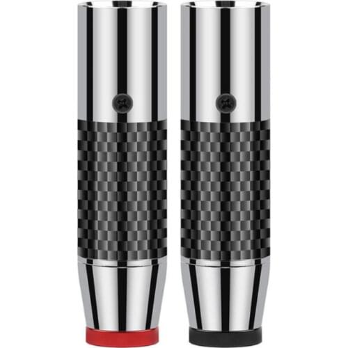 1/2/10pcs XLR Connector Plug For Microphone Audio Cannon Cable 4 Pin XLR Male Terminals MIC Solder Connectors Carbon Fiber 11mm