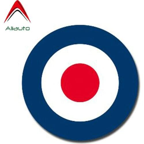 Aliauto Glossy Vinyl Decal RAF Roundel The Who Mod Target Vespa Sticker Waterproof Automobiles & Motorcycles Styling,13cm*13cm