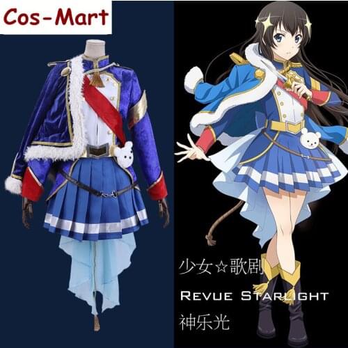 Anime Revue Starlight Kagura Hikari Cosplay Costume Fashion Gorgeous Uniform Dress Activity Party Role Play Clothing Custom-Make