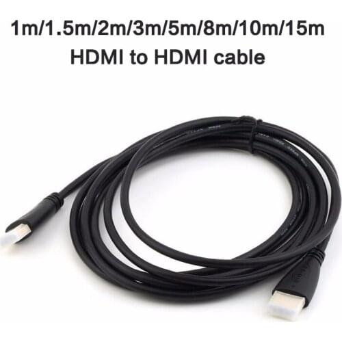 Cyliliya 100pcs HDMI cable 2M High speed Gold Plated Plug Male-Male HDMI to HDMI Cable 1.4 Version 1080p 3D for HDTV XBOX PS3