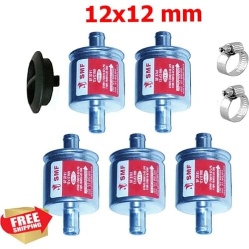 5x Smf LPG CNG GPL Filter 12x12mm compatible with many brands LPG Filter