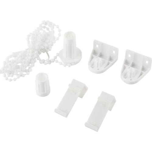 Roller Blind Fitting Repair Kit 17mm Roller Blind Shade Bracket Side Pulley Chain Repair Fitting Kit Window Treatments