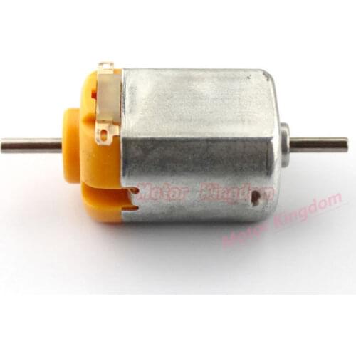 Micro 15mm*20mm Electric Motor Dual Shaft Double 2mm Axis DC 1.5V-6V 3V 11000RPM Engine DIY Hobby Toy Car Fan Model