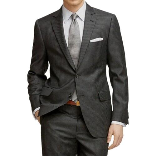 Fashion Mens Suit Elegant Luxury Tuxedo Groom Suits For Men Wedding Pajama Suits 2PCS Jacket & Pants