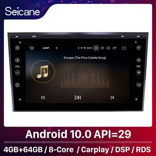 Seicane Android 10.0 2GB+32GB DSP IPS CarPlay Car Radio Multimidia Video Player GPS For 2006 2007 2008 2009 2010 2011 OPEL Corsa